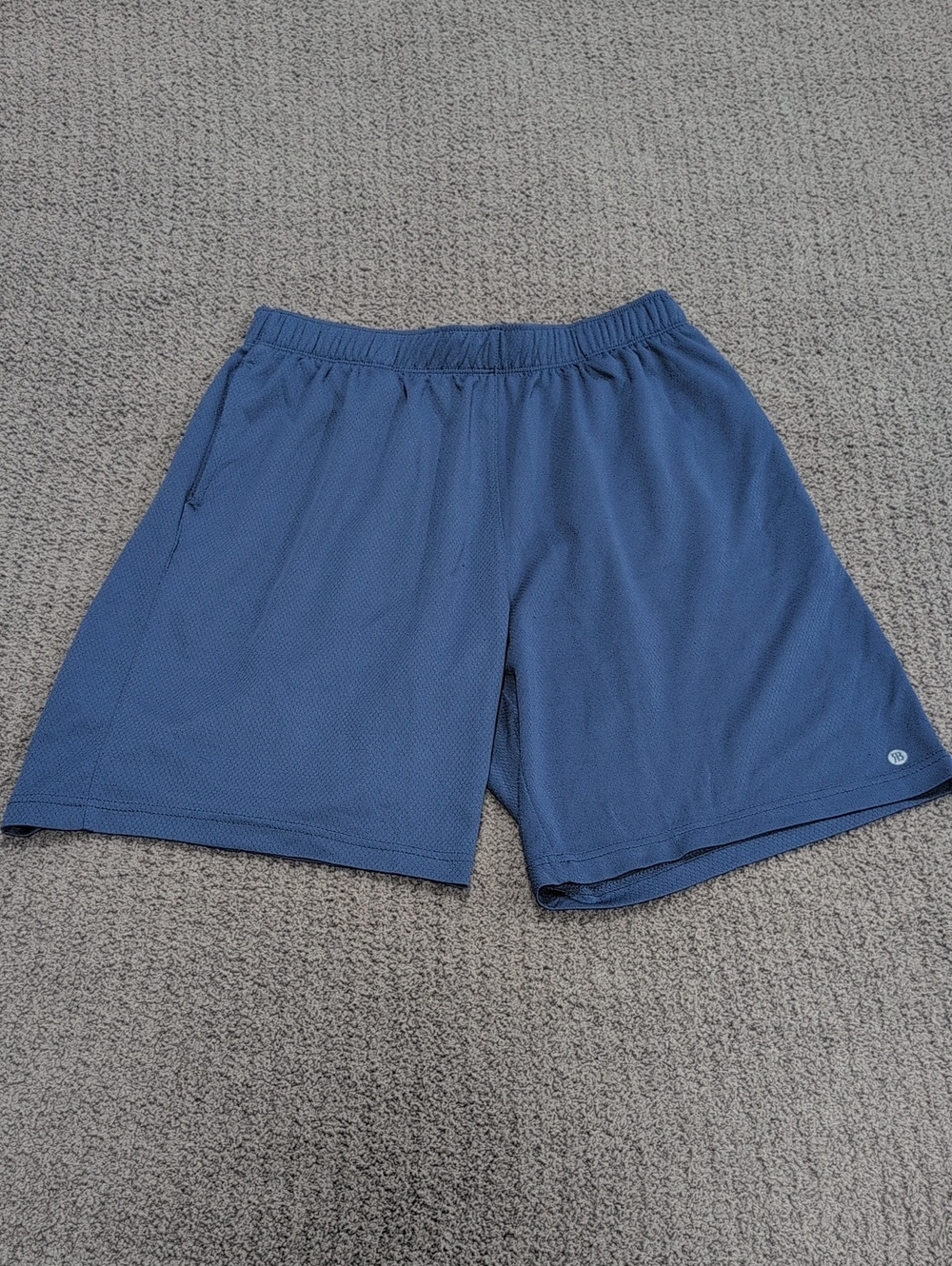 RB3 Men's Blue Mesh Athletic Shorts